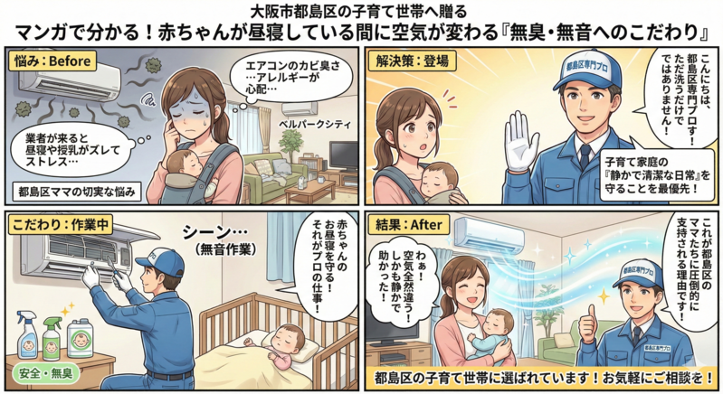 大阪市都島区　子育て世帯へ